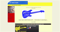 Desktop Screenshot of kaccradio.com