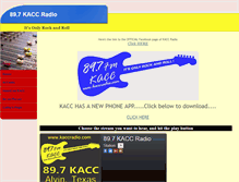 Tablet Screenshot of kaccradio.com